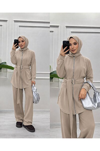 moda acar Belden Belted Pants Suit