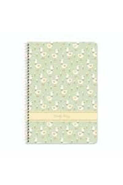 KESKİN COLOR Keskin A4 80-4 Kar. Cardboard Cover Spiral Notebook-Doğa
