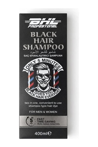 BHL Profesyonel Black Hair Shampoo Siyahlaştırıcı Şampuan / Beyaz Kapatıcı
