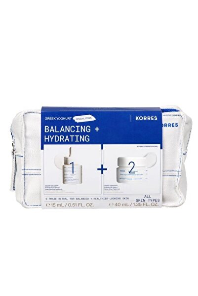 korres Greek Yoghurt Balancing + Hydrating - Yogurt with Probiotics Cream-Gel...