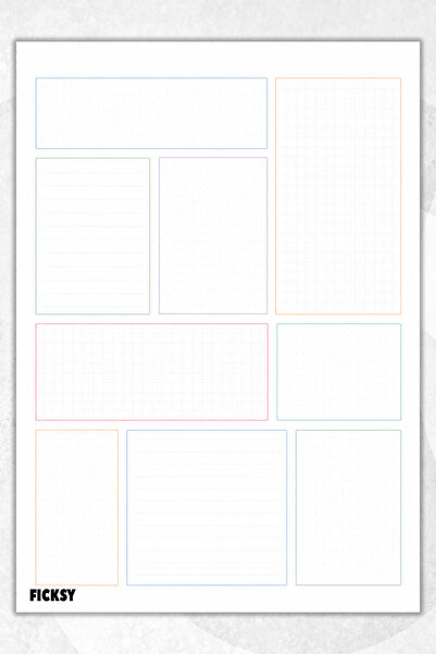 Ficksy Timeless Multi-Purpose Daily Weekly Monthly Planner - A4 Size To Do - ...