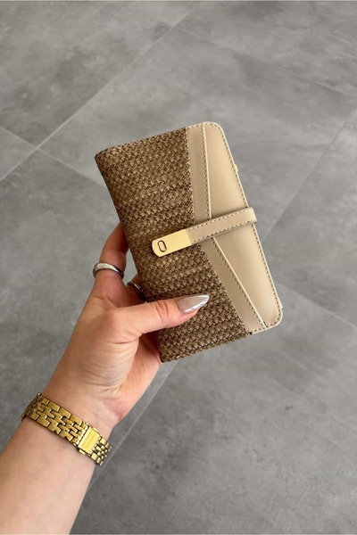Yuka Atelier Novčanik od umetne kože sa teksturiranim dizajnom