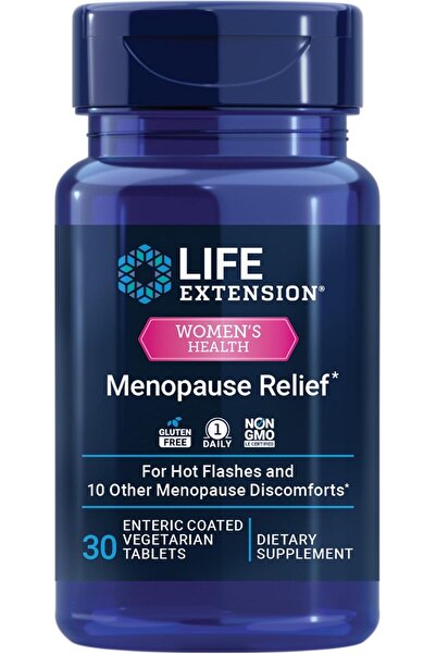 Life Extension Relief Siberian RhubarbEase hot Flashes, Mood Swings, Night Sw...