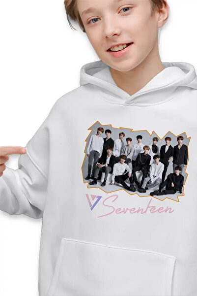 OEM Παιδικό Αγορίστικο Φούτερ με Κουκούλα Seventeen All Gang Merch
