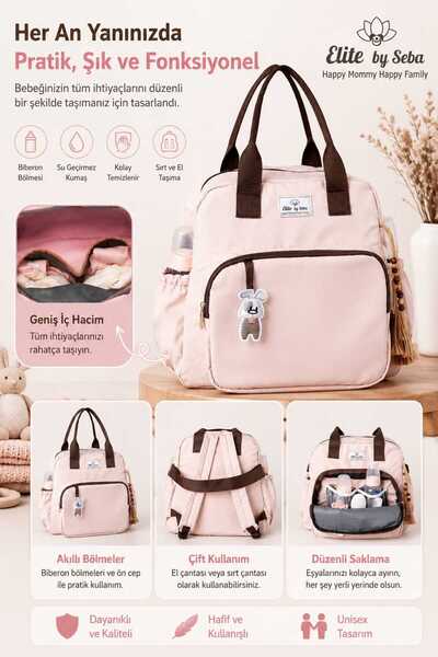 elite by seba Luna Mother Baby Care Bag