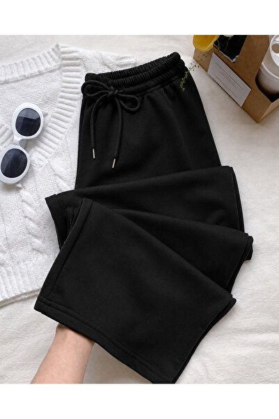 De Carte Women's Oversize High Waist Casual Comfortable Fit Seasonal Sweatpants