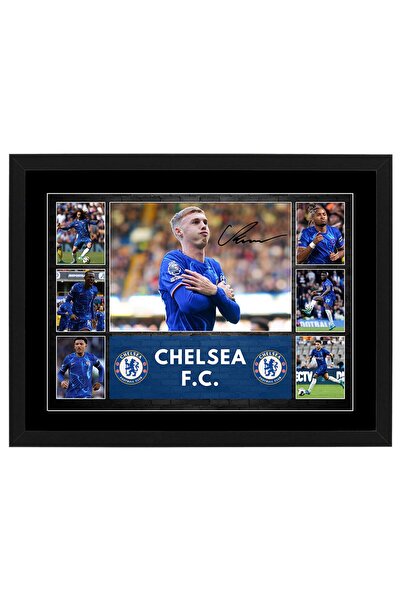 HWC Trading Chelsea FC 2024 Memorabilia Gift - A3 Size Framed Pre Print Autog...