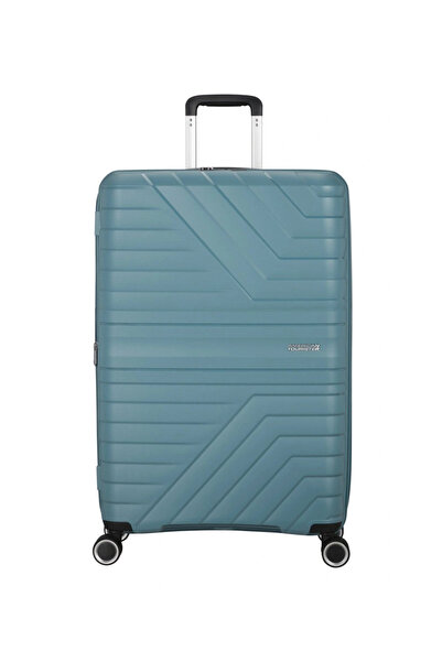 American Tourister Mavi Çekçekli Sert Valiz FLYTWIST-SPINNER 78/29 TSA EXP