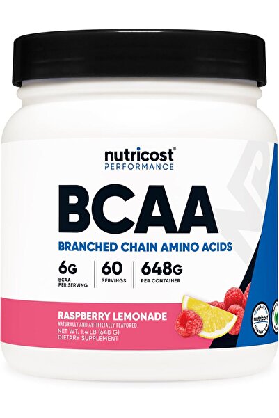 Nutricost BCAA Powder- 2:1:1 - (Raspberry Lemonade) 60 Servings