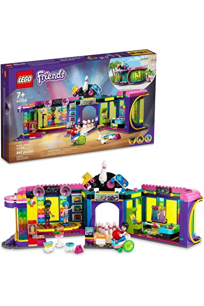 LEGO مجموعة ألعاب بناء فريندز رولر ديسكو أركيد 41708 للفتيات والأولاد والأطفا...