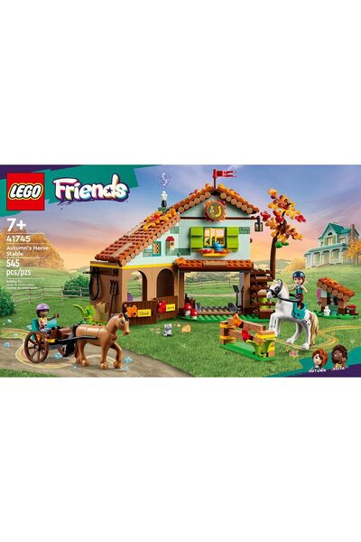 LEGO لعبة بناء إسطبل الخيل من سلسلة فريندز أوتوم، رقم 41745، لعبة تمثيل أدوار...