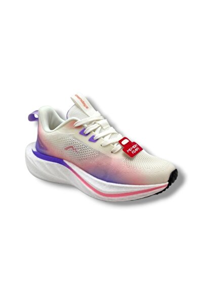 Owndays 6401-26 Anorak Memory Foam Women's Sneaker White Purple