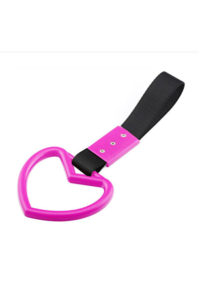 Choice11 heart rose red JDM Train Bus Handle Hand Strap Ring Heart Styling Dr...