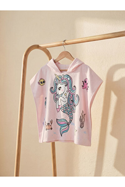 LC Waikiki Prosop tip poncho imprimat pentru fete