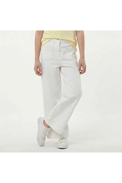 ELIGO Trousers with Pockets, Buttoned Waist