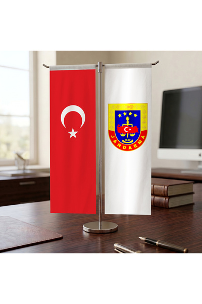 puntodizayn Jandarma Genel Komutanlığı ve Türkiye Bayrağı Kırlangıç T tipi Ma...
