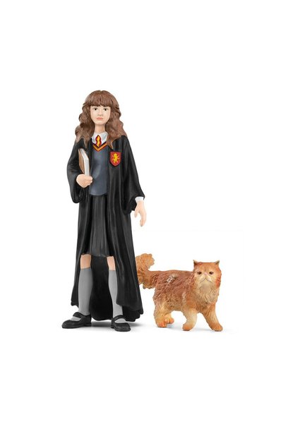 SCHLEICH Figurină Hermione Granger și Crookshanks, Harry Potter 42635