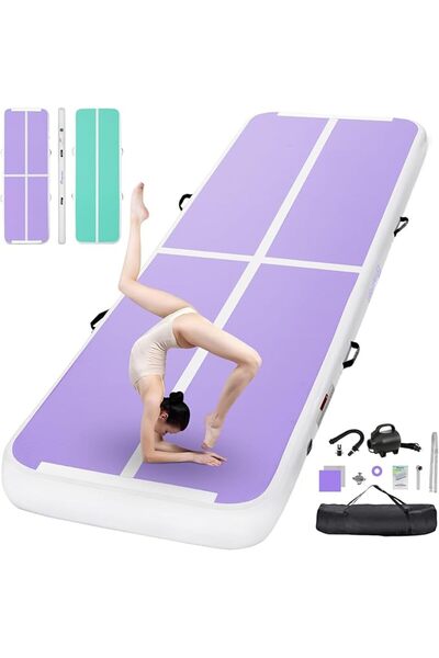 FBSPORT Saltea Gimnastica, Airtrack, Antrenament Sigur Si Confortabil, 3 m Lu...
