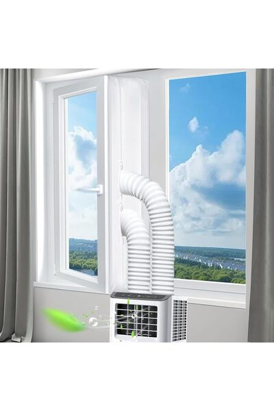 Shinybox Garnitura ferestre pentru aer conditionat portabil, 500 cm, impermea...