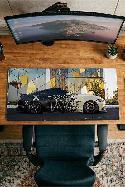Halura Aesthetic Car 30X70 Patterned Digital Printed Gamer Mousepad XXL with ...