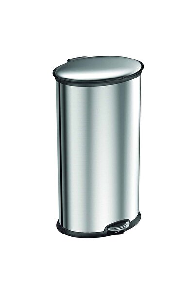 EKO Coș de gunoi cu pedală, EKO, Ellipse, 30 litri, 1 compartiment, inox