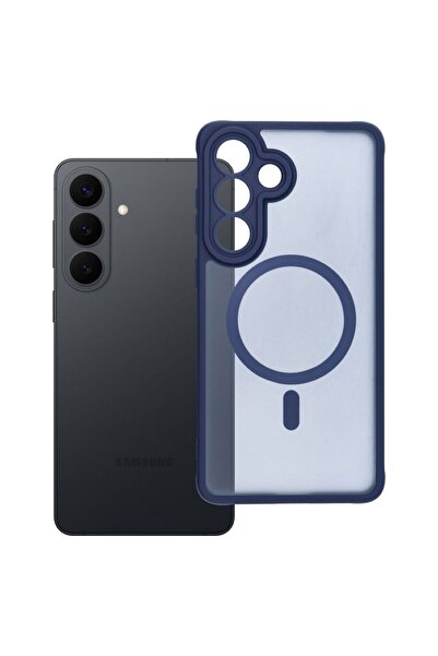 OEM Πλήρως Ματ Υβριδική Θήκη MagSafe Mag Cover Μπλε (Samsung Galaxy S26 Plus)...