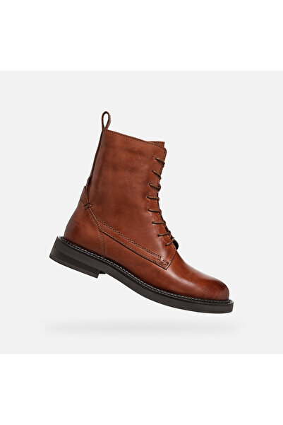 Geox Pantofi de damă până la gleznă, de culoare maro deschis, Serilda