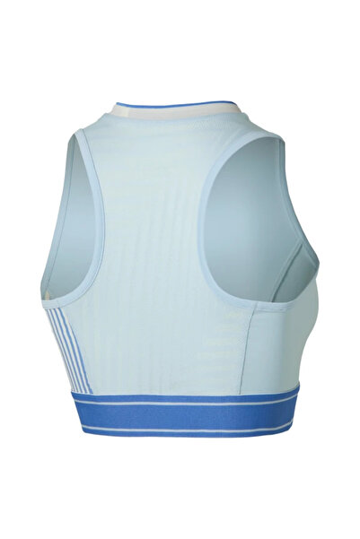 MIZUNO Stargazer Crop Top Kadın Tişört Beyaz / Mavi