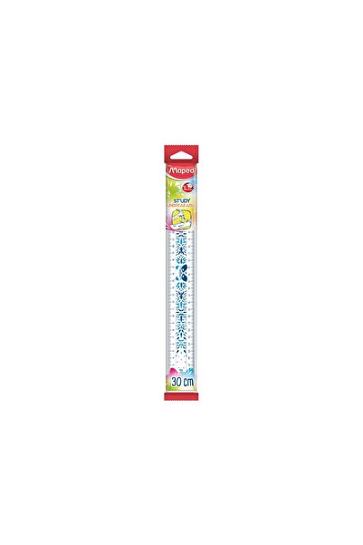 Maped Riglă Study Unbreakable fancy 30 cm