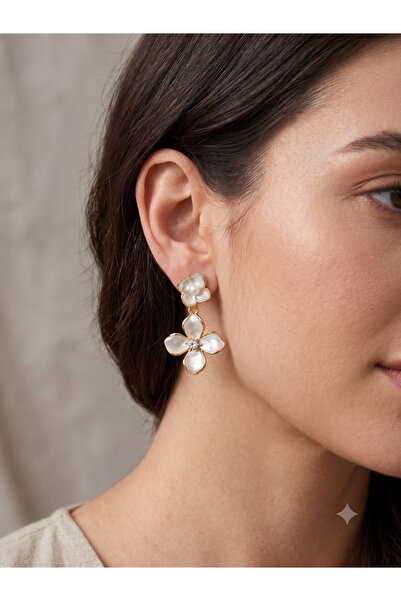 BİJU YILMAZ Pearl detailed earrings - 26vipkb02