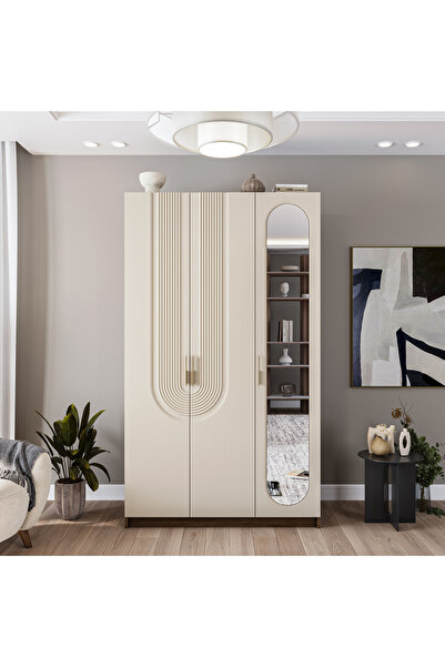 Velmo‏‎ Aspen 3 Kapaklı Gardırop (Aytaşı)