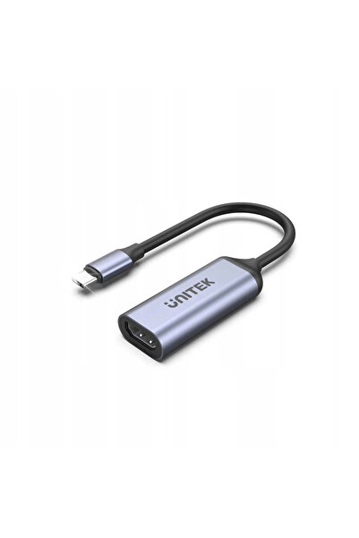 Unitek Adaptor V1416B USB-C - HDMI 2.1 8K 60Hz / 4K 120Hz 15cm