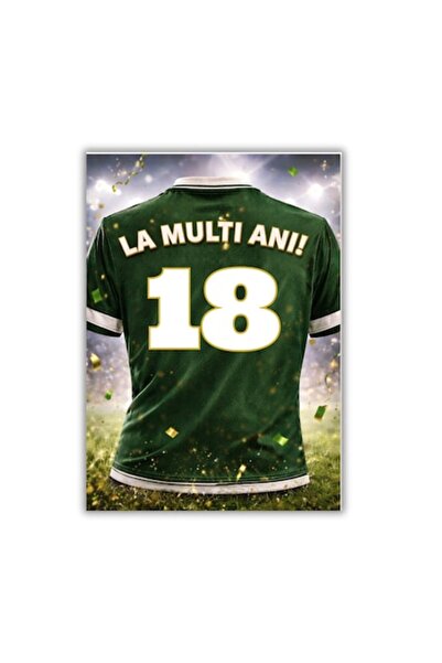 OEM Felicitare 13x18cm cu plic - aniversare/zi de naștere 18 ani - băiat pasi...