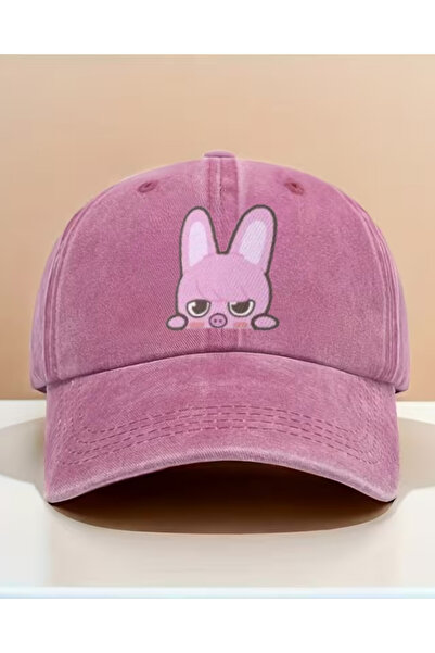 Touz Moda Washable Vintage Stray Kids - Skzoo Mixed Print Unisex Hat