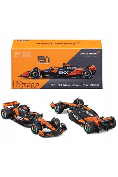 Bburago Junior BOLID F1 McLaren MCL38 2024 Oscar Piastri FORMULĂ 1 1:43 BBURA...