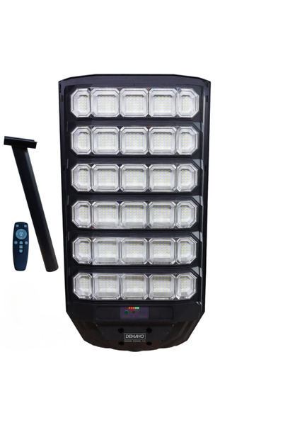 DEMAHO Lampă Solară Zenith 1600W – LED 120.000 lm, IP66, Telecomandă, Senzor ...