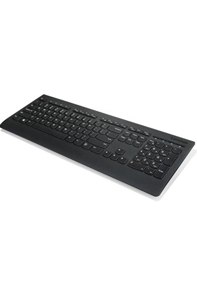 LENOVO 4X30H56854 Full-Size Wireless RF Keyboard, QWERTZ, Black