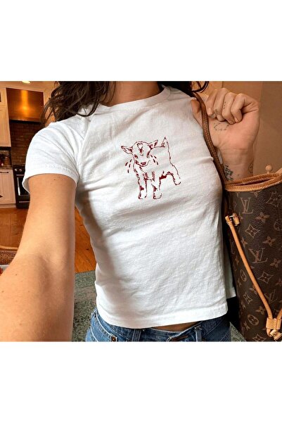 Grafftee Clothing Crying Lamb Printed Women's Body Tee