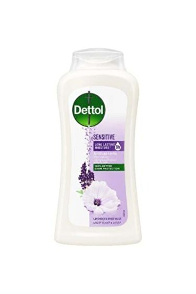 Dettol غسول الجسم للبشرة الحساسة برائحة اللافندر والمسك الأبيض من ديتول- 250 مل