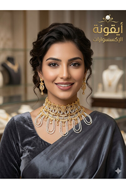 ABABEY Zayyaz Choker Pearl Sets