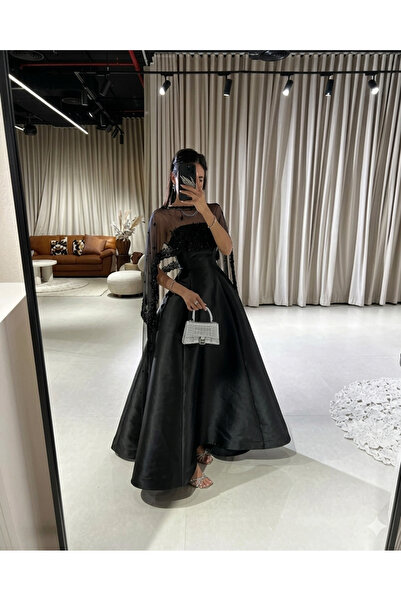 mivora Black Evening Dress Elegant