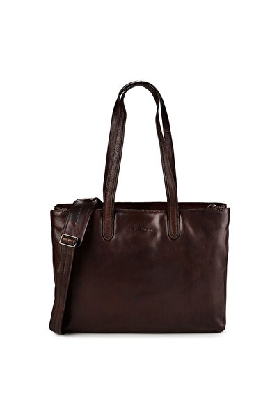 Plevier Power Shopper Tasche Leder 31 cm Laptopfach