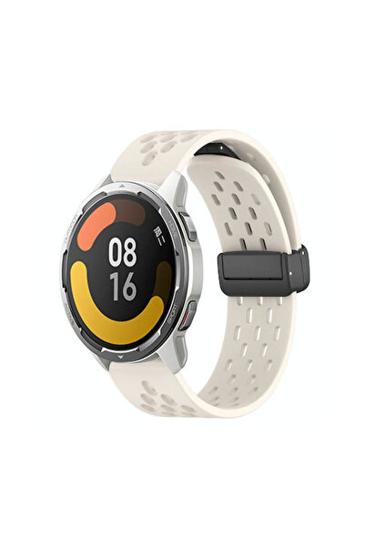 OEM Xiaomi Mi Watch Color 2 22mm Αναδιπλούμενο Μαγνητικό Κούμπωμα Λουράκι Σιλ...