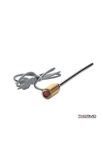 Thermo Ηλεκτρική Θερμάστρα Πετσετών 250W, Βουρτσισμένο Ορείχαλκο (Χρυσό) PVD ...