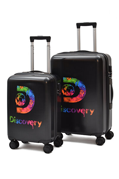 Discovery 2’li Valiz Seti (Kabin + Orta) – Polikarbon Kırılmaz, Hafif, 360° S...