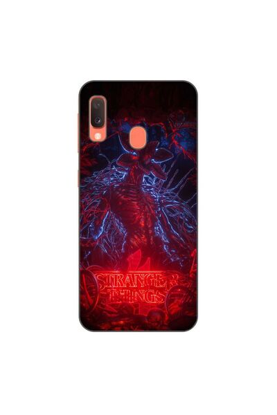 OEM Θήκη συμβατή με Samsung Galaxy A20e Σιλικόνης Gel TPU με σχέδιο Stranger ...