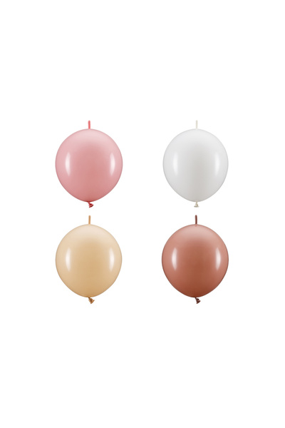 Partydeco Baloane cu tijă de conectare, 33 cm, asortate (1 buc./20 buc.)