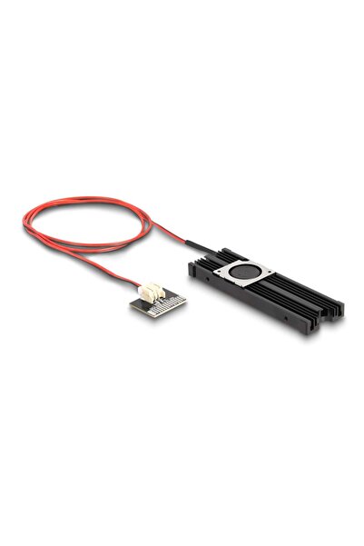 DELOCK radiator cu ventilator pentru SSD M.2 2280 negru