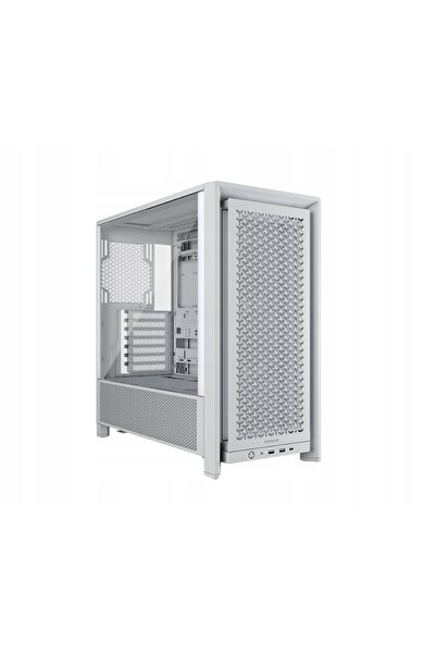 Kraft&dele Carcasă PC Corsair Frame 4000D RS Midi Tower ATX cu fereastră, albă