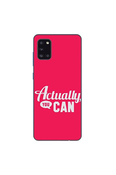 OEM Husa compatibila cu Samsung Galaxy A31 Silicon Gel Tpu Model Mesaj Actual...